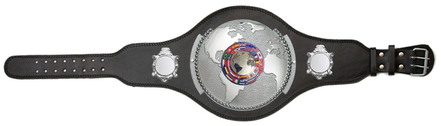 WORLD CHAMPIONSHIP BELT - PLT309/S/FLAGS
